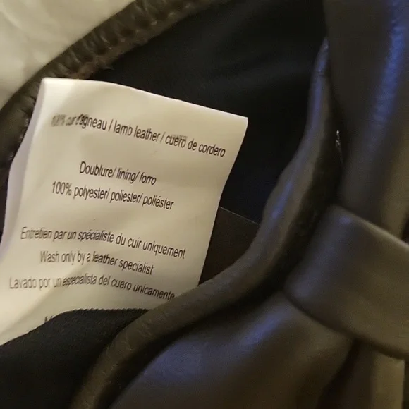 SANDRO Lamo Leather Gloves